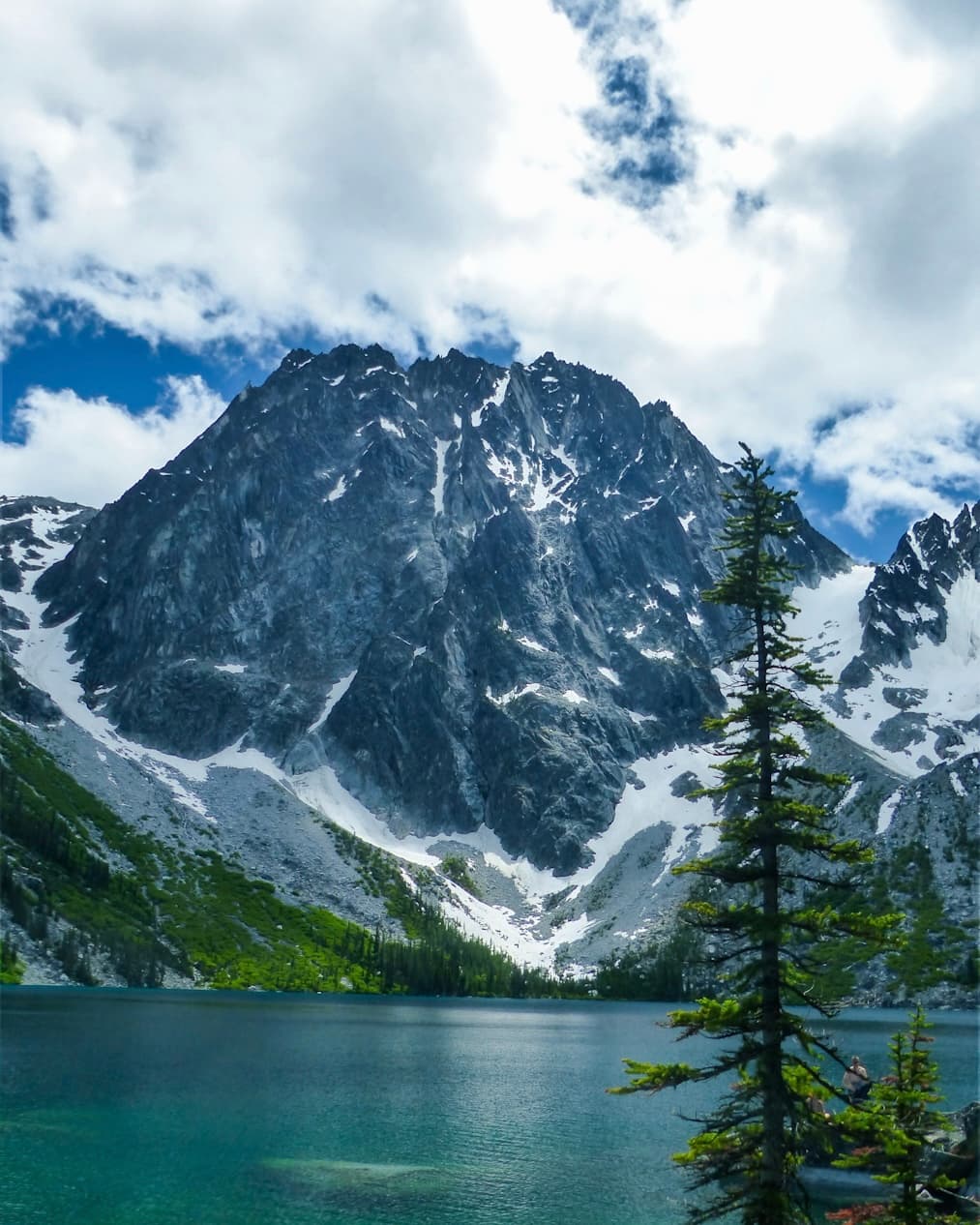 Enjoying the mountains